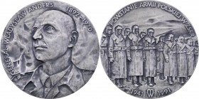 Medals
POLSKA/ POLAND/ POLEN/ LITHUANIA/ LITAUEN

Poland. Medal 1991 MW Wladislaw Anders, silver 
Projektant H. Jelonek. Emitent Mennica Państwowa...