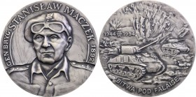 Medals
POLSKA/ POLAND/ POLEN/ LITHUANIA/ LITAUEN

Poland. Medal 1994 MW Stanisław Maczek, silver 
Projektant S. Wątróbska-Frindt. Emitent Mennica ...