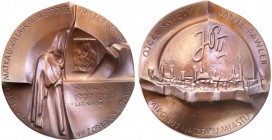 Medals
POLSKA/ POLAND/ POLEN/ LITHUANIA/ LITAUEN

Medal. John Paul II 2012 RARITY - ONLY 20 pieces 
Medalier: Magdalena Dobrucka, brąz, nakład: 20...