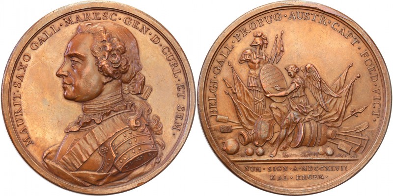 Medals
POLSKA/ POLAND/ POLEN/ LITHUANIA/ LITAUEN

Courland. Medal 1747 Mauryc...
