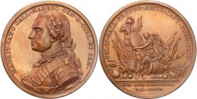 Medals
POLSKA/ POLAND/ POLEN/ LITHUANIA/ LITAUEN

Courland. Medal 1747 Maurycy Saski 
Aw.: Popiersie w lewo, napis w otokuRw.:&nbsp; Viktoria pisz...