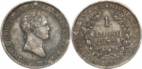 Polish Kingdom / Russia
POLSKA/ POLAND/ POLEN/ RUSSIA/ RUSSLAND/ РОССИЯ

Polish Kingdom. Nicholas l. 1 zloty 1832 KG, Warsaw 
Aw.: W wieńcu dębowy...