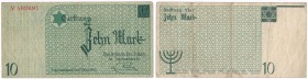 Banknotes
POLSKA/ POLAND/ POLEN / PAPER MONEY / BANKNOTE

Banknote. Ghetto Lodz (Litzmannstadt) 10 mark 1940 - RARITY (R6) 
10 marek 1940. Późna e...