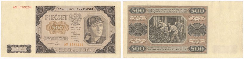 Banknotes
POLSKA/ POLAND/ POLEN / PAPER MONEY / BANKNOTE

Banknote. 500 zloty...
