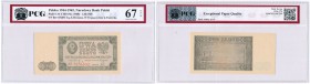 Banknotes
POLSKA/ POLAND/ POLEN / PAPER MONEY / BANKNOTE

Banknote. 2 zlote 1948 seria BR 
Idealnie zachowane banknot w gradingu PCG.Lucow 1241 (R...