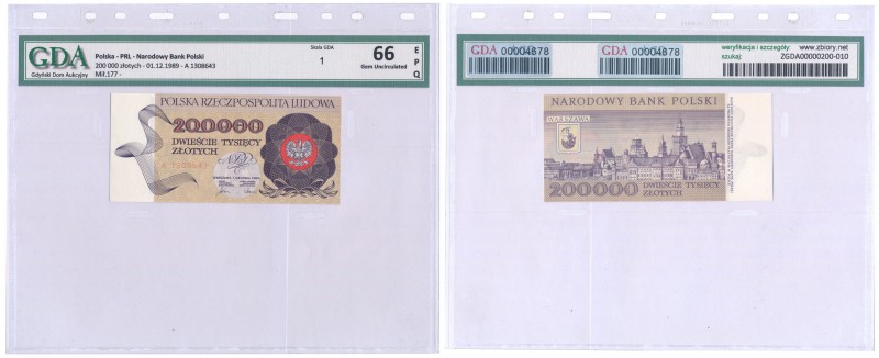 Banknotes
POLSKA/ POLAND/ POLEN / PAPER MONEY / BANKNOTE

Banknote. PRL 200.0...