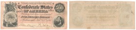 Banknotes
POLSKA/ POLAND/ POLEN / PAPER MONEY / BANKNOTE

Banknote. USA Confederation. 500 dollars 1864, Richmond 
Ładny egzemplarz, rzadki i posz...
