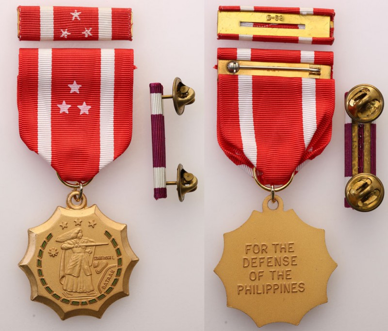 Collection of USA badges and decorations
USA. Medal za obronę Filipin (Philipin...