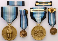 Collection of USA badges and decorations
USA. Medal za Antarktydę (Antartica Service Medal) 
Medal ustanowiony w 1962 roku.Bardzo dobry stan zachowa...