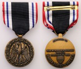 Collection of USA badges and decorations
USA. Medal dla jeńców wojennych (Prisoner of War Medal) 
Medal nadawany żołnierzom USA byłym jeńcom wojenny...