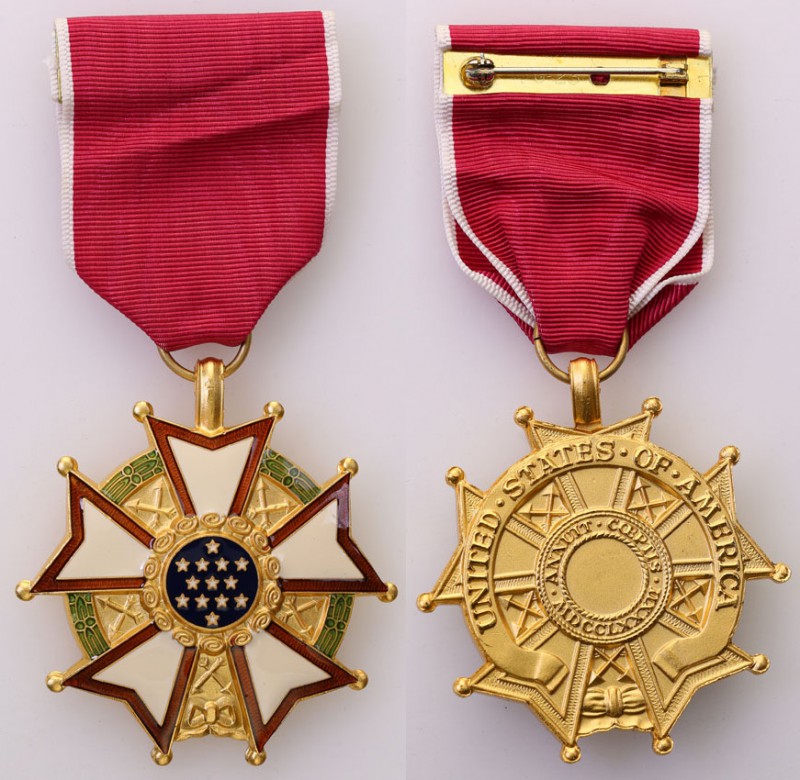 Collection of USA badges and decorations
USA. Order „Legii Zasługi” (Legion of ...