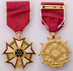 Collection of USA badges and decorations
USA. Order „Legii Zasługi” (Legion of Merit) 
Order nadawany członkom koalicji antyfaszystowskiej za szczeg...