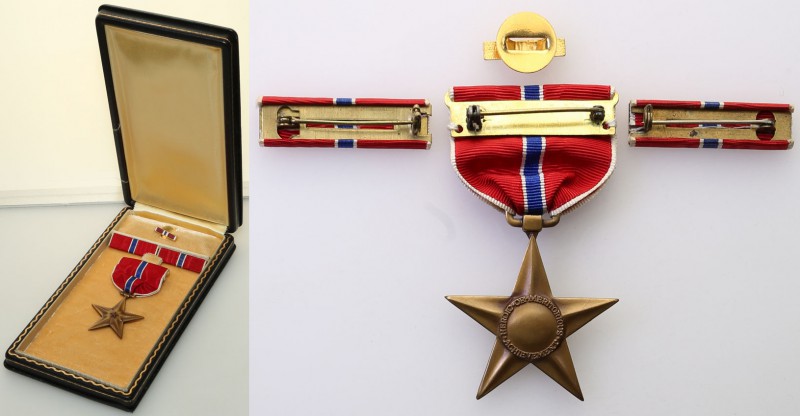 Collection of USA badges and decorations
USA. Bronze Star 
Odznaczenie w orygi...