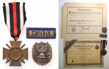 Collection of badges and decorations Germany Third Reich
GERMANY / THIRD REICH / DRITTES REICH

Germany Third Reich 2 badges + grands 
 Krzyż za I...