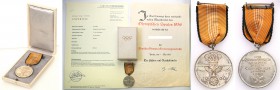 Collection of badges and decorations Germany Third Reich
GERMANY / THIRD REICH / DRITTES REICH

III Rzesza. Olympic Memorial Medal 1936 in box z gr...