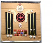 Decorations, Orders, Badges
POLSKA/ POLAND/ POLEN/ RUSSIA/ RUSSLAND/ РОССИЯ

Russia, ZSRR. Uniforms decorations - group on the underlay 
Bardzo do...