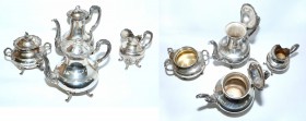 Silver, Watches, Antiques
POLSKA/ POLAND/ POLEN/ RUSSIA/ RUSSLAND/ РОССИЯ

France beautiful set for coffee and tea silver - 4 pieces 
Dzbanek do k...