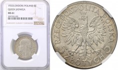 Selected collection of coins from the Second Polish Republic
POLSKA / POLAND / POLEN / PROBE / PATTERN

II RP. 5 zlotych 1932 Womens head no mint m...