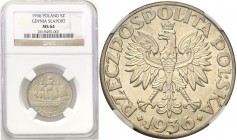 Selected collection of coins from the Second Polish Republic
POLSKA / POLAND / POLEN / PROBE / PATTERN

II RP. 5 zlotych 1936 Sailing boat NGC MS64...