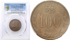 Probe coins of the Second Polish Republic
POLSKA / POLAND / POLEN / PROBE / PATTERN

II RP. PROBE/PATTERN COPPER 100 mark 1922 Pilsudski PCGS UNC ...