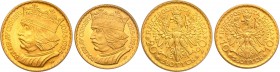 Poland II Republic 
POLSKA / POLAND / POLEN

II RP. 10 + 20 zlotych 1925 Chrobry (parka) group 2 pieces 
Obowiązkowe pozycje w kolekcji każdego ko...