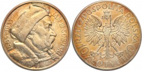 Poland II Republic 
POLSKA / POLAND / POLEN

II RP. 10 zlotych 1933 Sobieski 
Kolorowa patyna, zachowany połysk menniczy.Parchimowicz 121
Waga/We...