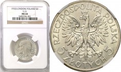 Poland II Republic 
POLSKA / POLAND / POLEN

II RP. 5 zlotych 1932 Womens head (no mint mark) NGC MS64 (MAX) 
Najwyższa nota gradingowa na świecie...
