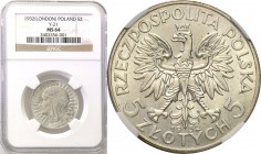 Poland II Republic 
POLSKA / POLAND / POLEN

II RP. 5 zlotych 1932 Womens head (no mint mark) NGC MS64 (MAX) 
Najwyższa nota gradingowa na świecie...