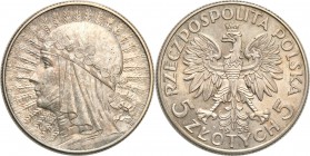 Poland II Republic 
POLSKA / POLAND / POLEN

II RP. 5 zlotych 1933 Womens head 
Piękny egzemplarz, połysk.Parchimowicz 116c
Waga/Weight: 10,90 g ...