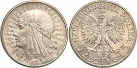 Poland II Republic 
POLSKA / POLAND / POLEN

II RP. 5 zlotych 1933 Womens head 
Piękny egzemplarz, połysk.Parchimowicz 116c
Waga/Weight: 10,90 g ...