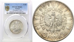 Poland II Republic 
POLSKA / POLAND / POLEN

II RP. 5 zlotych 1938 PCGS MS63 
Rzadki rocznik 5 złotówki z Piłsudskim. Egzemplarz z doskonale zacho...
