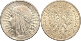 Poland II Republic 
POLSKA / POLAND / POLEN

II RP. 2 zlote 1934 Womens head 
Piękny egzemplarz, zapiłowanie na rancie.Parchimowicz 110c
Waga/Wei...