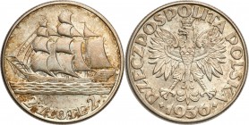 Poland II Republic 
POLSKA / POLAND / POLEN

II RP. 2 zlote 1936 Sailing boat 
Ładny egzemplarz. Połysk, patyna.Parchimowicz 112
Waga/Weight: 4,3...