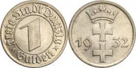 Danzig 
POLSKA / POLAND / POLEN / DANZIG / GDANSK

Free City Gdansk/ Danzig. 1 Gulden 1932 
Piękny połysk. Mikroryski.Parchimowicz 62
Waga/Weight...