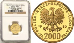 Gold coins Polish People Republic (PRL)
POLSKA/ POLAND/ POLEN/ PROBE/ PATTERN/ GOLD

PRL. 2000 zlotych 1980 XIII Winter Olympics NGC PF69 ULTRA CAM...