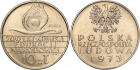 Probe coins Polish People Republic (PRL)
POLSKA/ POLAND/ POLEN/ PROBE/ PATTERN

PRL. PROBE/PATTERN COPPER NICKEL 10 zlotych 1973 200 lat KEN 
Na r...