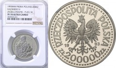 Collection - Nickel Probe Coins
POLSKA/ POLAND/ POLEN/ PROBE/ PATTERN

III RP. PROBE/PATTERN nickel 200.000 zlotych 1993 Kazimierz Jagiellończyk NG...