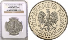 Collection - Nickel Probe Coins
POLSKA/ POLAND/ POLEN/ PROBE/ PATTERN

III RP. PROBE/PATTERN nickel 200.000 zlotych 1991 Pope John Paul II NGC PF69...