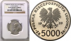 Collection - Nickel Probe Coins
POLSKA/ POLAND/ POLEN/ PROBE/ PATTERN

PRL. PROBE/PATTERN nickel 5000 zlotych 1989 Pope John Paul II NGC PF69 ULTRA...