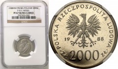 Collection - Nickel Probe Coins
POLSKA/ POLAND/ POLEN/ PROBE/ PATTERN

PRL. PROBE/PATTERN nickel 2000 zlotych 1988 Pope John Paul II NGC PF67 ULTRA...