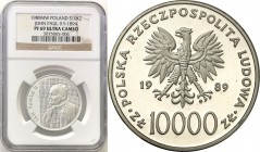 Coins Poland People Republic (PRL)
POLSKA/ POLAND/ POLEN

PRL. 10.000 zlotych 1989 Pope John Paul II „na kratce” NGC PF69 ULTRA CAMEO (MAX) 
Najwy...
