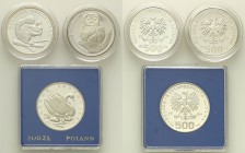 Coins Poland People Republic (PRL)
POLSKA/ POLAND/ POLEN

PRL. 500 zlotych 1984-1986, group 3 pieces 
Zestaw 3 monet o nominale 500 złotych z lat ...