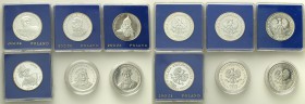 Coins Poland People Republic (PRL)
POLSKA/ POLAND/ POLEN

PRL. 200 zlotych 1980-1983, group 6 pieces 
Zestaw 6 monet o nominale 200 złotych z lat ...