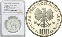 Coins Poland People Republic (PRL)
POLSKA/ POLAND/ POLEN

PRL. 100 zlotych 1979 Kozica NGC PF69 ULTRA CAMEO (MAX) 
Najwyższa nota gradingowa na św...