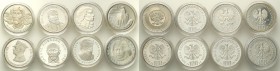 Coins Poland People Republic (PRL)
POLSKA/ POLAND/ POLEN

PRL. 100 zlotych 1974-1981, group 8 pieces 
Zestaw 9 monet o nominale 100 złotych z lat ...