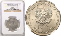 Coins Poland People Republic (PRL)
POLSKA/ POLAND/ POLEN

PRL. 50 zlotych 1981 Boleslaw Śmiały NGC MS68 (MAX) 
Najwyższa nota gradingowa na świeci...