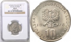 Coins Poland People Republic (PRL)
POLSKA/ POLAND/ POLEN

PRL. 10 zlotych 1976 Boleslaw Prus NGC MS67 (MAX) 
Najwyższa nota gradingowa na świecie....