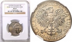 Coins Poland People Republic (PRL)
POLSKA/ POLAND/ POLEN

PRL. 10 zlotych 1967 Skłodowska NGC MS67 (MAX) 
Najwyższa nota gradingowa na świecie.Pię...