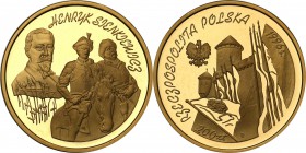 Polish Gold Coins since 1990
POLSKA/ POLAND/ POLEN/GOLD

III RP. 200 zlotych 1996 Henryk Sienkiewicz 
Moneta w pudełku NBP bez certyfikatu.Jedna z...