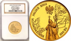 Polish Gold Coins since 1990
POLSKA/ POLAND/ POLEN/GOLD

III RP. 200 zlotych 2003 Pope John Paul II 25 lat Pontyfikatu NGC PF69 ULTRA CAMEO (2 MAX)...